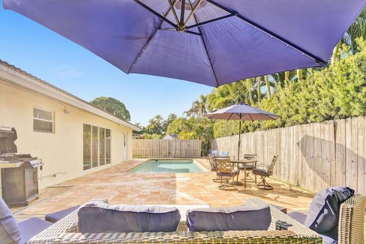 Beautiful 4 Bedrooms/Pool/Walk To Beach Deerfield Beach Extérieur photo