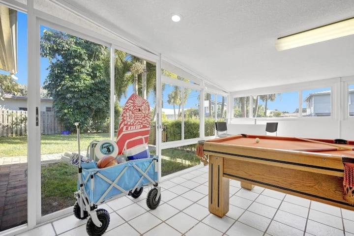 Beautiful 4 Bedrooms/Pool/Walk To Beach Deerfield Beach Extérieur photo